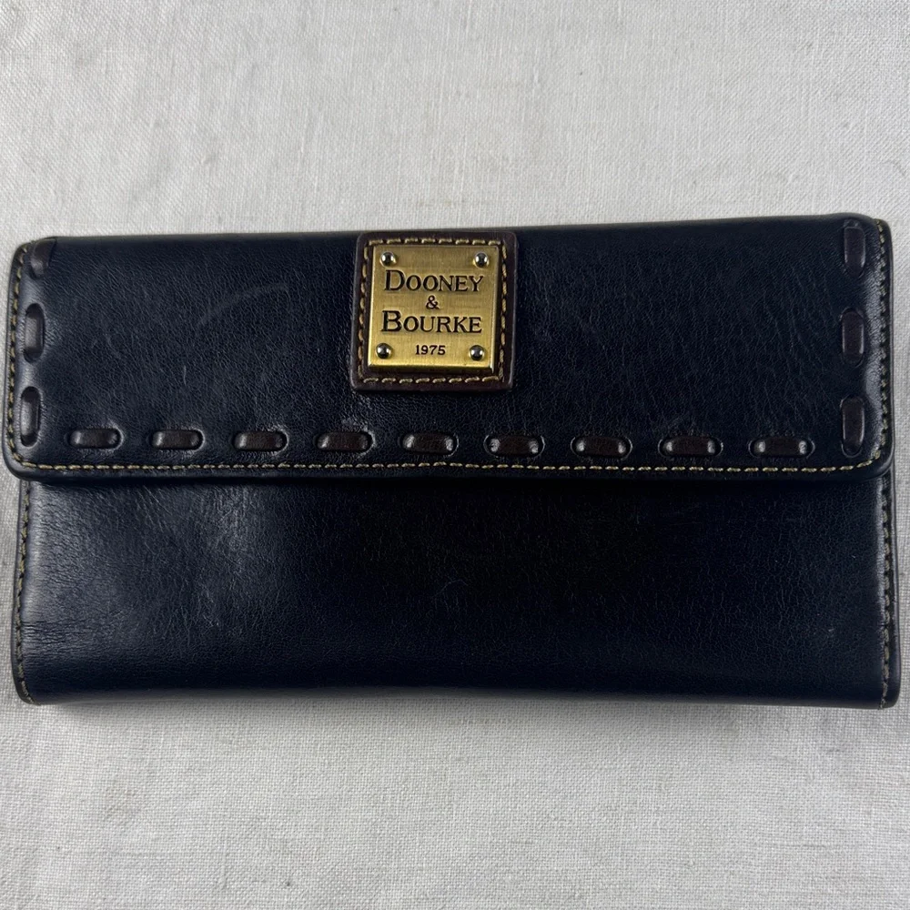 Vintage Dooney & Bourke Florentine Continental Clutch - Picture 1 of 16
